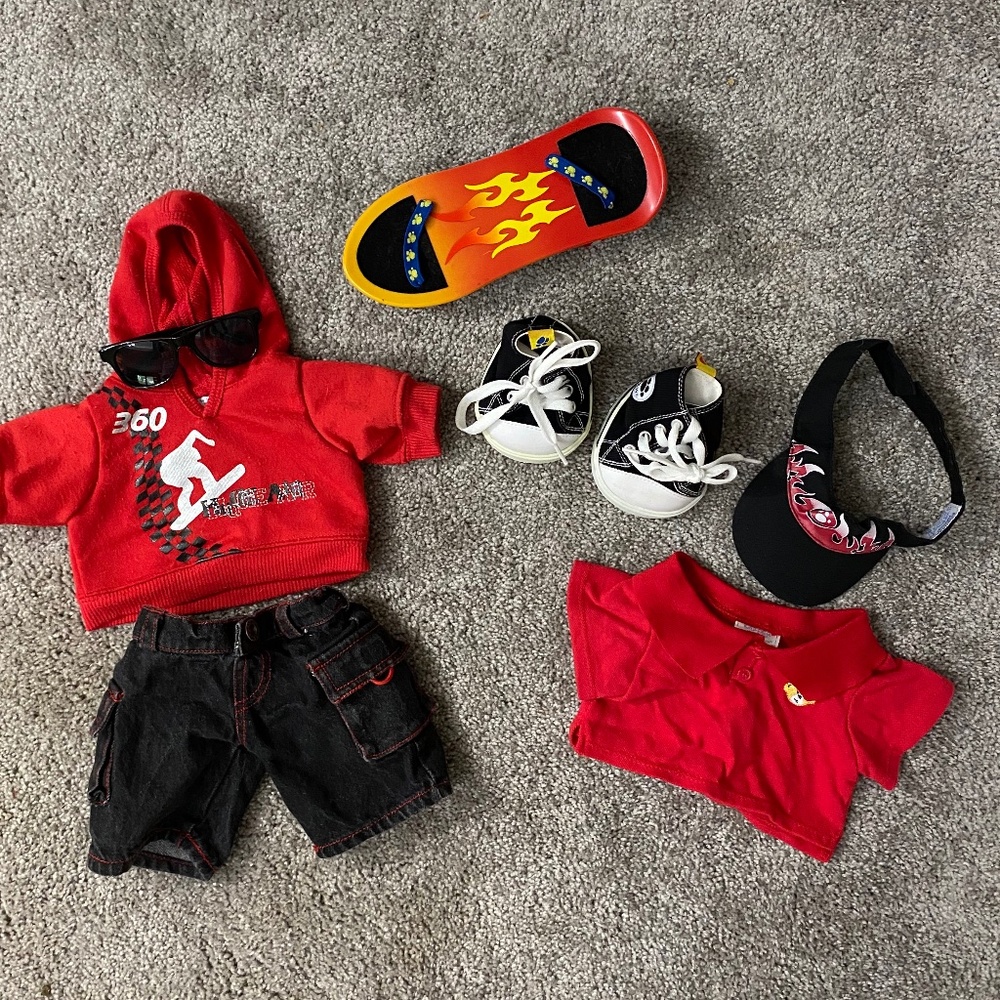 Build-A-Bear Skateboard Set